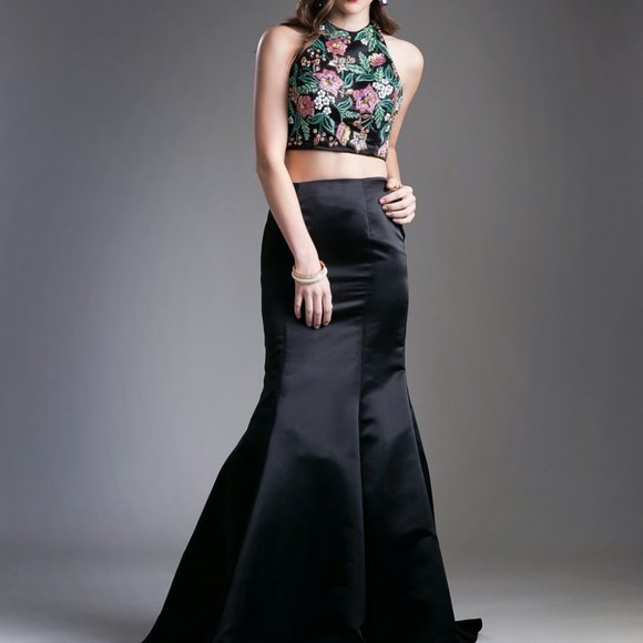 Two Piece Mermaid Shape Prom Dress CD83699